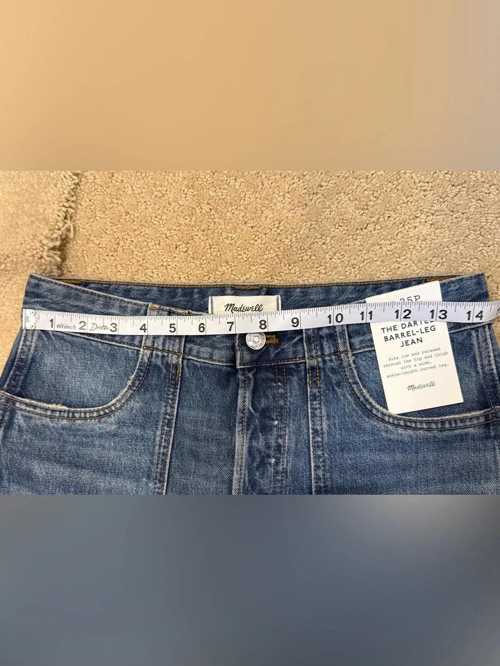 Madewell darted barrel